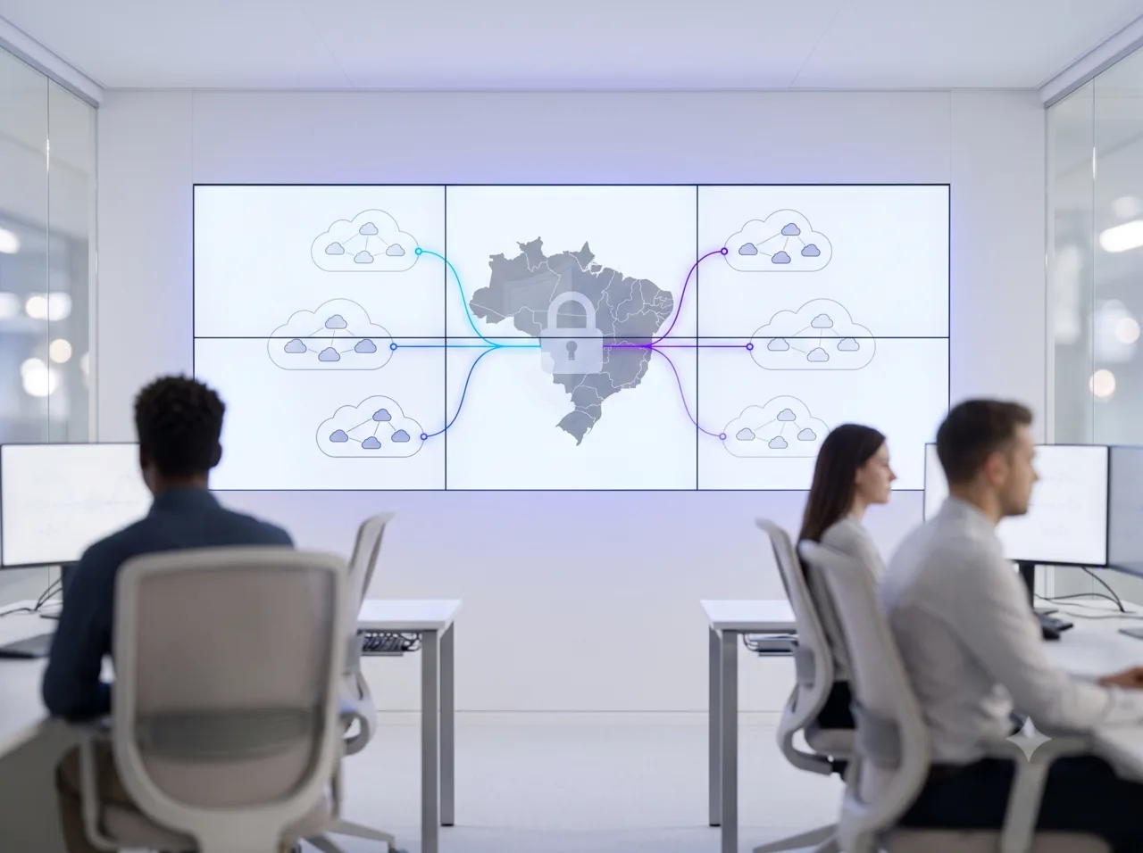 Imagem — operação multicloud / soberania de dados